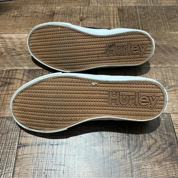 Hurley Black and White Men's Slip-On Shoes - Picture 5 of 5